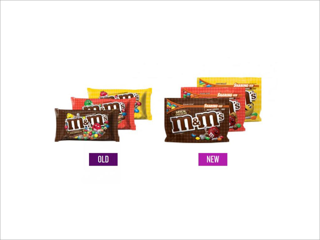 M&M's(US):重新設(shè)計(jì)的包裝 M&M's(US):重新設(shè)計(jì)的包裝