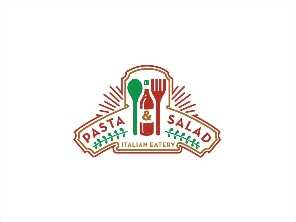 padta salad西餐廳logo設(shè)計